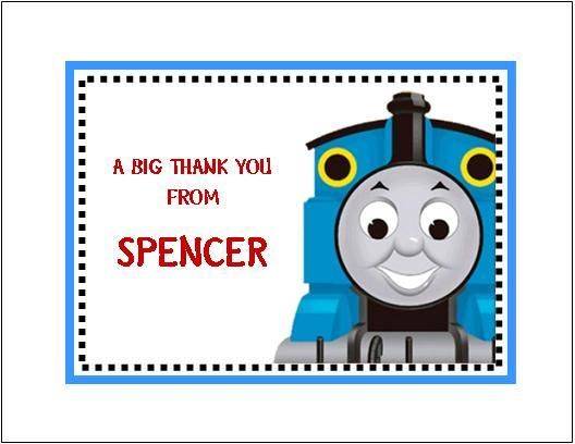 Thomas Train #2 ~ Personalized Note/Thank You Cards  