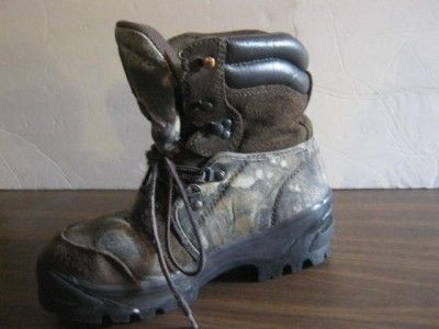 Boys Georgia Boots Camoflauge Size 2.5 Gently Used  