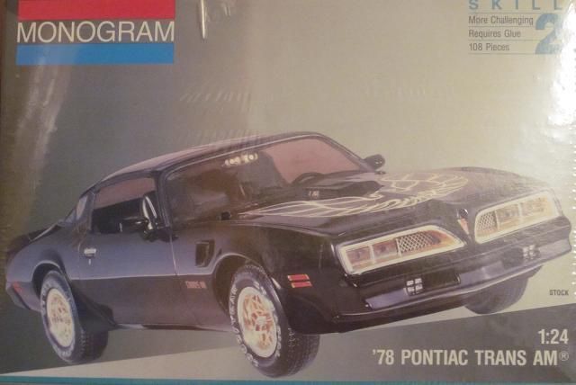 Monogram 1978 Pontiac Trans Am 1/24 Scale Model Car 076513027162 