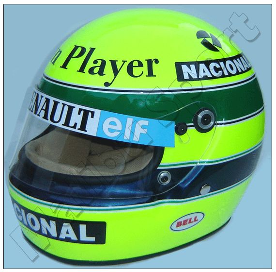 AYRTON SENNA 1986 NEW F1 LOTUS REPLICA HELMET SCALE 11  