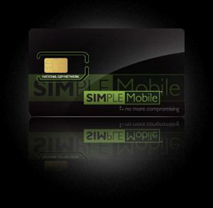 SIMPLE Mobile UNLIMITED Talk, Text, 3G Web SIM Starter Kit  