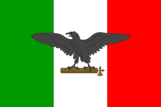 ITALY/ITALIAN WAR 3X5 FLAG W/ EAGLE world war 2 WWII  