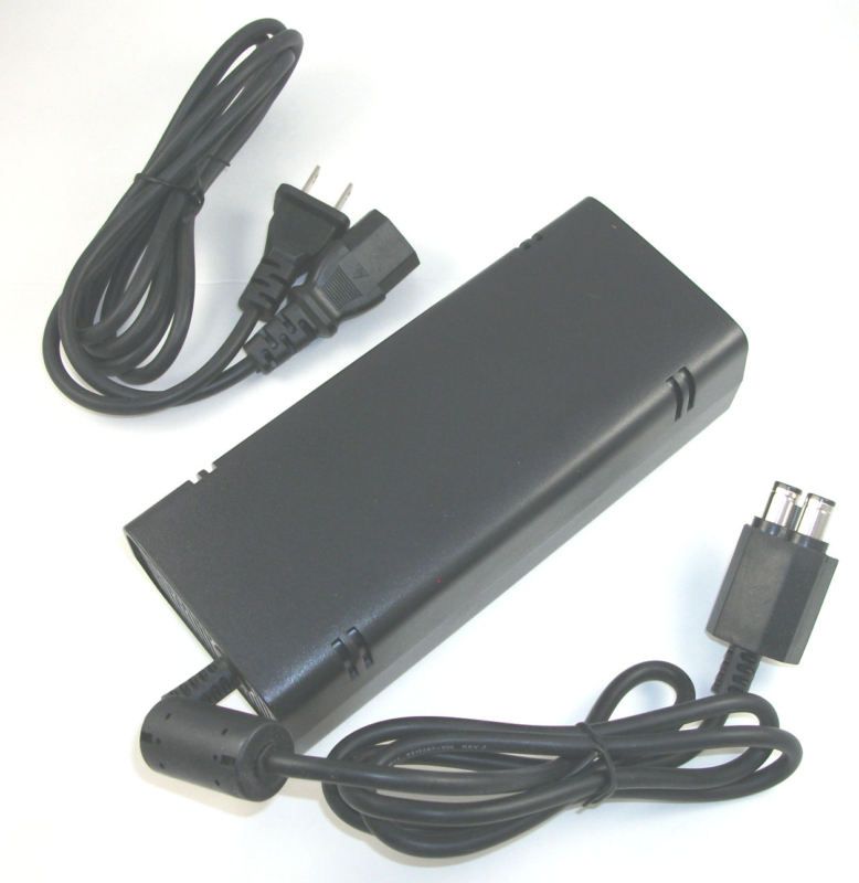 New XBox 360 S 360 Slim Power Supply & Cord X818313 005  